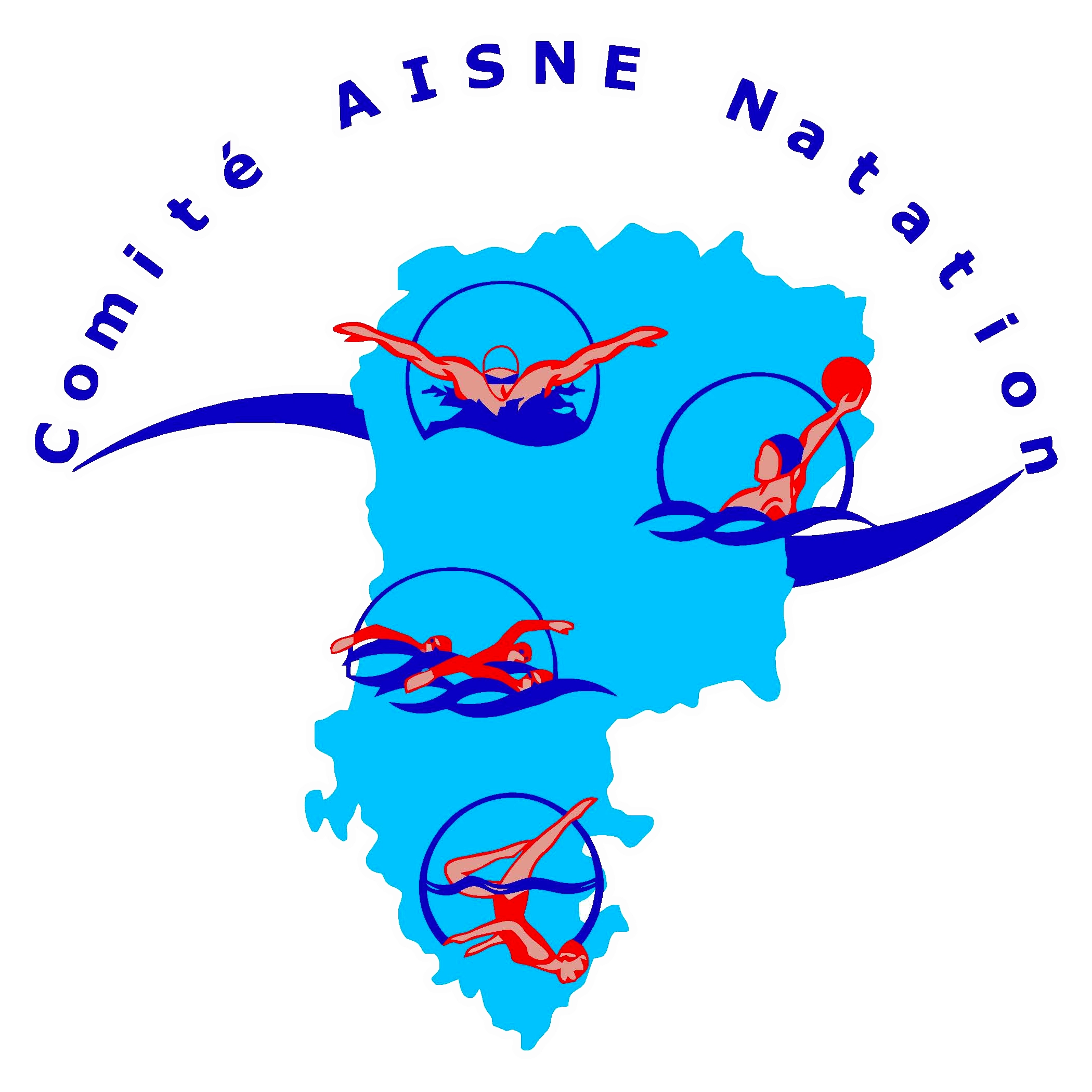 Logo COMITE DEPARTEMENTAL DE NATATION DE L'AISNE